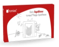 Tonies Begehbares tonies Pappspielhaus zum Spielen & Bemalen NEU OVP