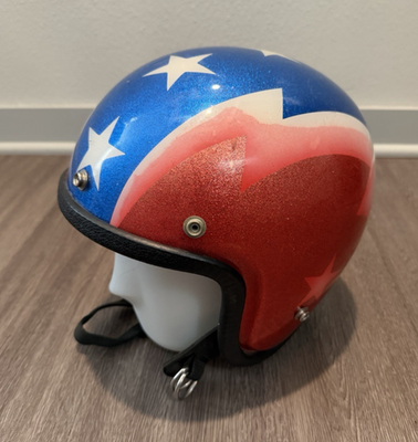 Rare Vintage 1960s/70s Buco Stars and Stripes Motorcycle Helmet | eBay