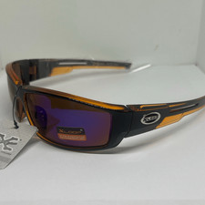 X-Loop Mirrored Wraparound Sport Sunglasses UV400 Protection Durable Streetwear