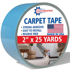Carpet Tape, Creme, 2 inch x 25 yards, MADE IN USA, Double Sided Rug Tape, Secur