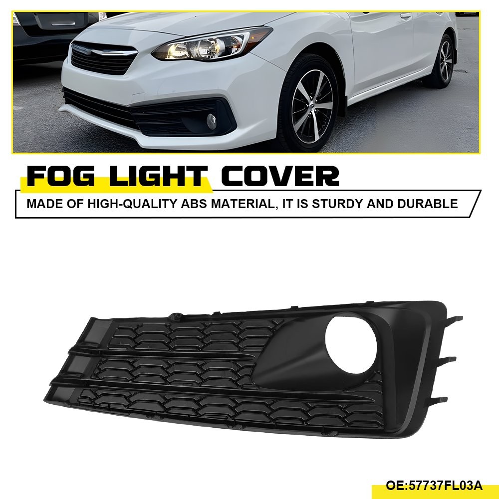 Driver Left Front Bumper Fog Light Bezel For 2020-2023 Subaru Impreza 57737FL01A