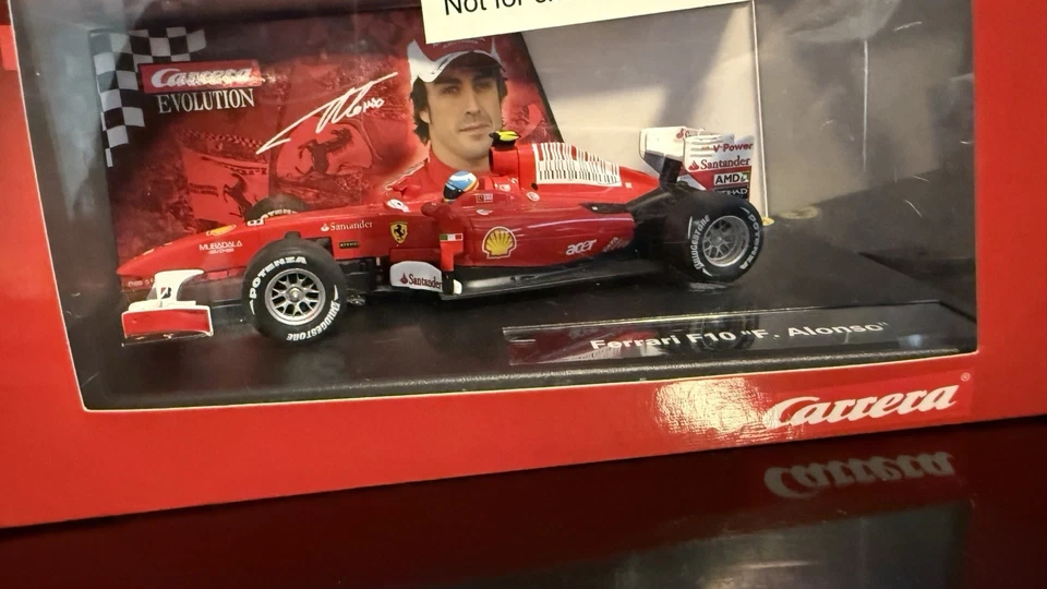 CARRERA Digital Hot Wheels 132  1:32 Ferrari F10 Fernando Alonso Formula 1 F1 - Image 3 of 4