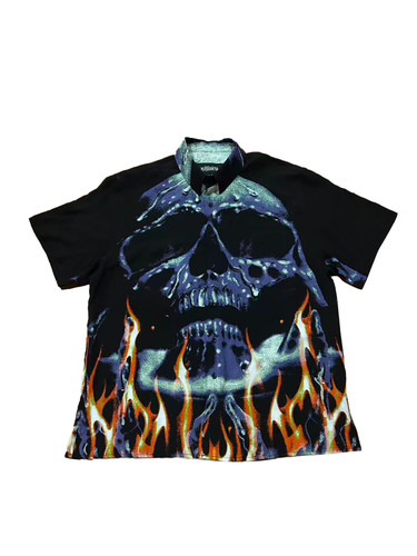 Deathwish Skateboards Boiling Point Rayon Button Up Shirt