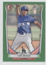 2014 Bowman Prospects Green 144/199 Yimi Garcia #BP70 0b3