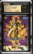FB02-140 Golden Frieza Dragon Ball Super Fusion World CGC Pristine 10