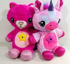 Star Belly Dream Lites Pink Unicorn  Cat Plush Night Light Stuffed Animal 12"