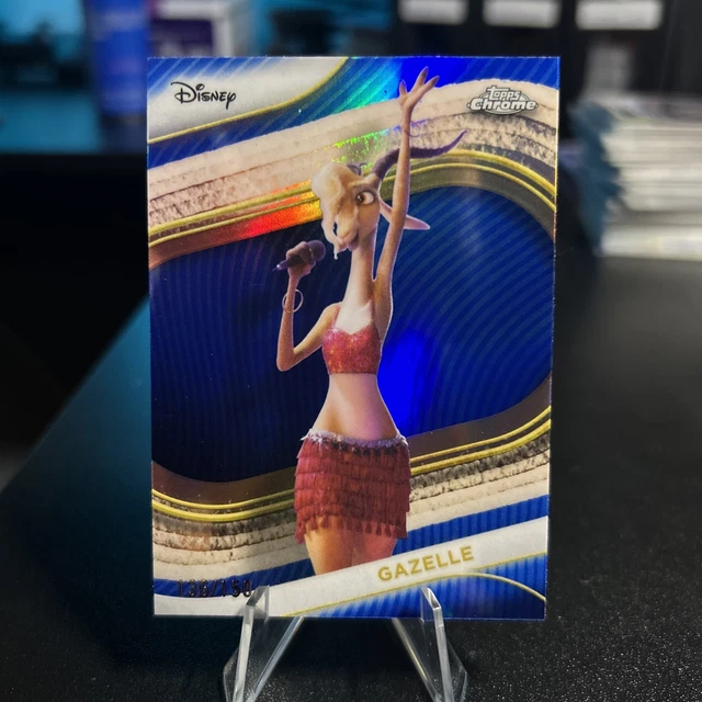 2025 Disney Topps Chrome Gazelle /150 Blue Refractor