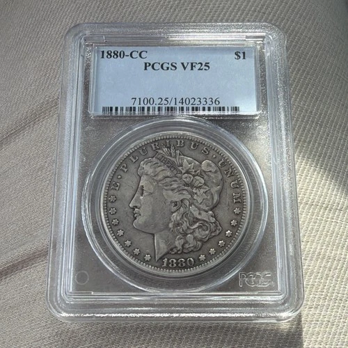 PCGS 1880-CC VF25 Morgan Dollar 🇺🇸