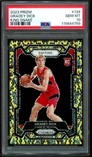 2023 Prizm King Snake #134 Gradey Dick RC ROOKIE PSA 10 GEM MINT