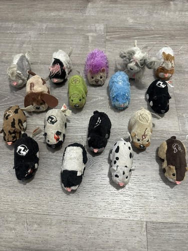 Vintage Zhu Zhu Pets Lot Of 17- Some Hard To Find, untested 
