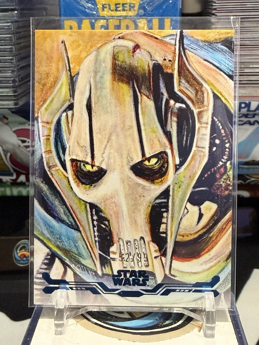 Topps General Grievous Star Wars Collectable Trading Cards for