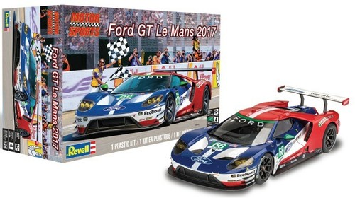 REVELL 4418 F/S FORD GT 2017 LEMANS RACE CAR MODEL KIT