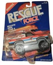 Vintage 1990 Rescue Force Realistic Siren Sound & Flashing Light Police Truck