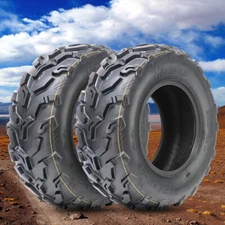 Pair of 2 ATV Tires 25x8-12 6Ply 25x8x12 UTV All Terrain Heavy Duty Mud 25-8-12