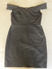 Windsor Black sleeveless sweetheart neck line stretchy dress long zipper back L