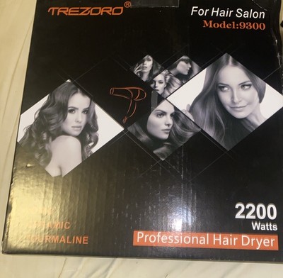 Professional 2200W Ionic Salon Hair Dryer - Professional Blow Dryer - Lightweigh