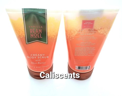 Bath & Body Works VANILLA BEAN NOEL Creamy Body Scrub X2 NEW - Picture 2 of 2