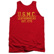 Us Marine Corps Leathernecks Licensed Mens Graphic Tank Top Sleeveless Sm-2xl Us Marine Corps Leathernecks Licensed Mens Graphic Tank Top Sleeveless Sm-2xl