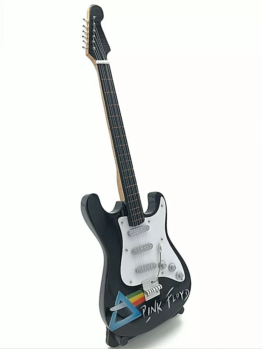 Miniature Fender Standard Stratocaster Guitar Pink Floyd Ornamental