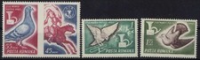 ROMANIA 1965  STAMPS DAY pigeons and post horses MNH,OG m