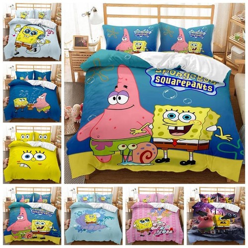 SpongeBob Bettwäsche Set 100% Baumwolle | Kinder E Produktbild-Vorschau 5