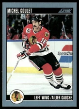 Michel Goulet 1992-93 Score Canadian #222 Chicago Blackhawks