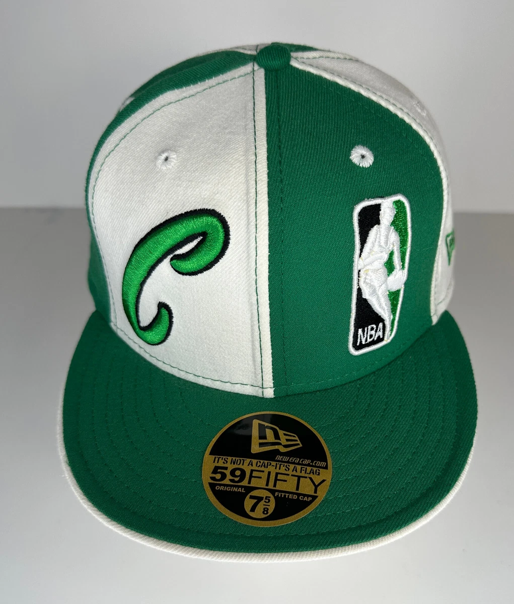 New Era Boston Celtics 59FIFTY Fitted Hat (White/Green) 7 1/2