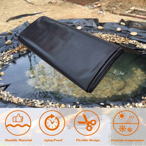 Water Garden Fish Pond Liner 10'x20' Waterproof Toughness Outdoor - Picture 12 of 16