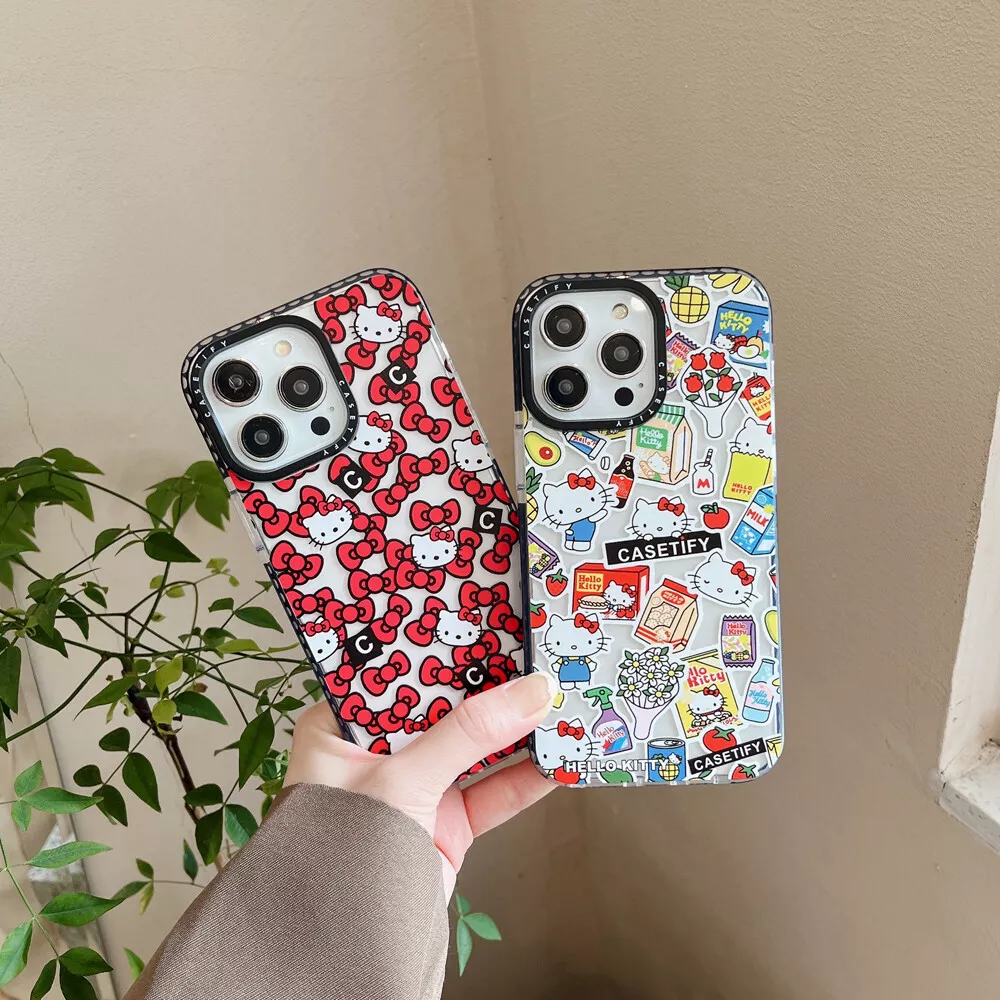 FOR IPHONE 15 PRO MAX 14 13 12 11 XS X 7 8+ CARTOON HELLO KITTY PHONE CASE  COVER