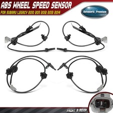 4xfront Rear Abs Wheel Speed Sensor For Subaru Legacy 2010 2011 2012 2013 2014