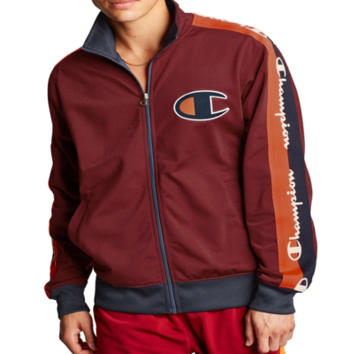 #ad Champion Men#x27;s Track Jacket Champion Zip Up Windbreaker Activewear $19.99