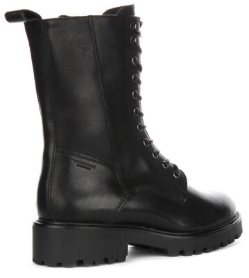 Vagabond Kenova Warm-lined Utility Zipper Womens Boots Black Size