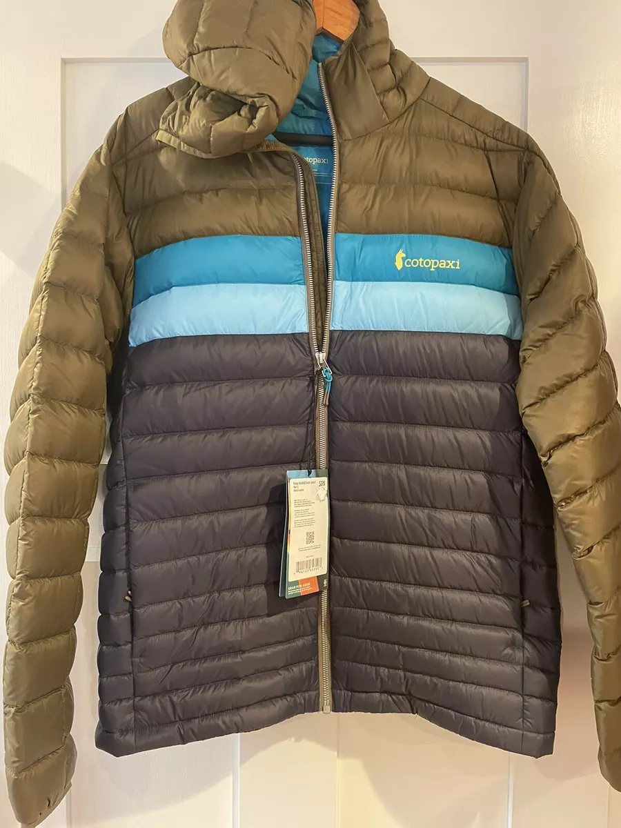 NEW COTOPAXI Men Fuego Hoody Down Jacket 2XL 800 Down Puffer Jkt OAK GRAPHITE
