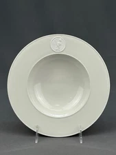 ARCADIA by KPM Berlin Porcelain 8 3/4" Soup Bowl/Plate w/ Sphinx Cameo; Mint