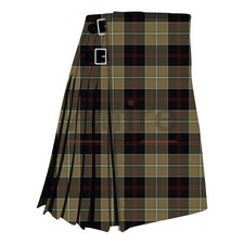 Scottish Handmade Traditional Dunlop Hunting Modern Tartan Kilt -Clan Dunlop