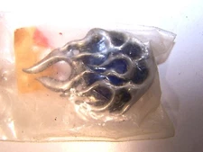 DRAG SPECIALTIES FLAME HOLE PLUG COVER DS-272073 NOS ds