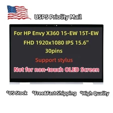 For HP Envy X360 15-EW0013DX 15-EW0023DX IPS LCD Touch Screen Digitizer Assembly
