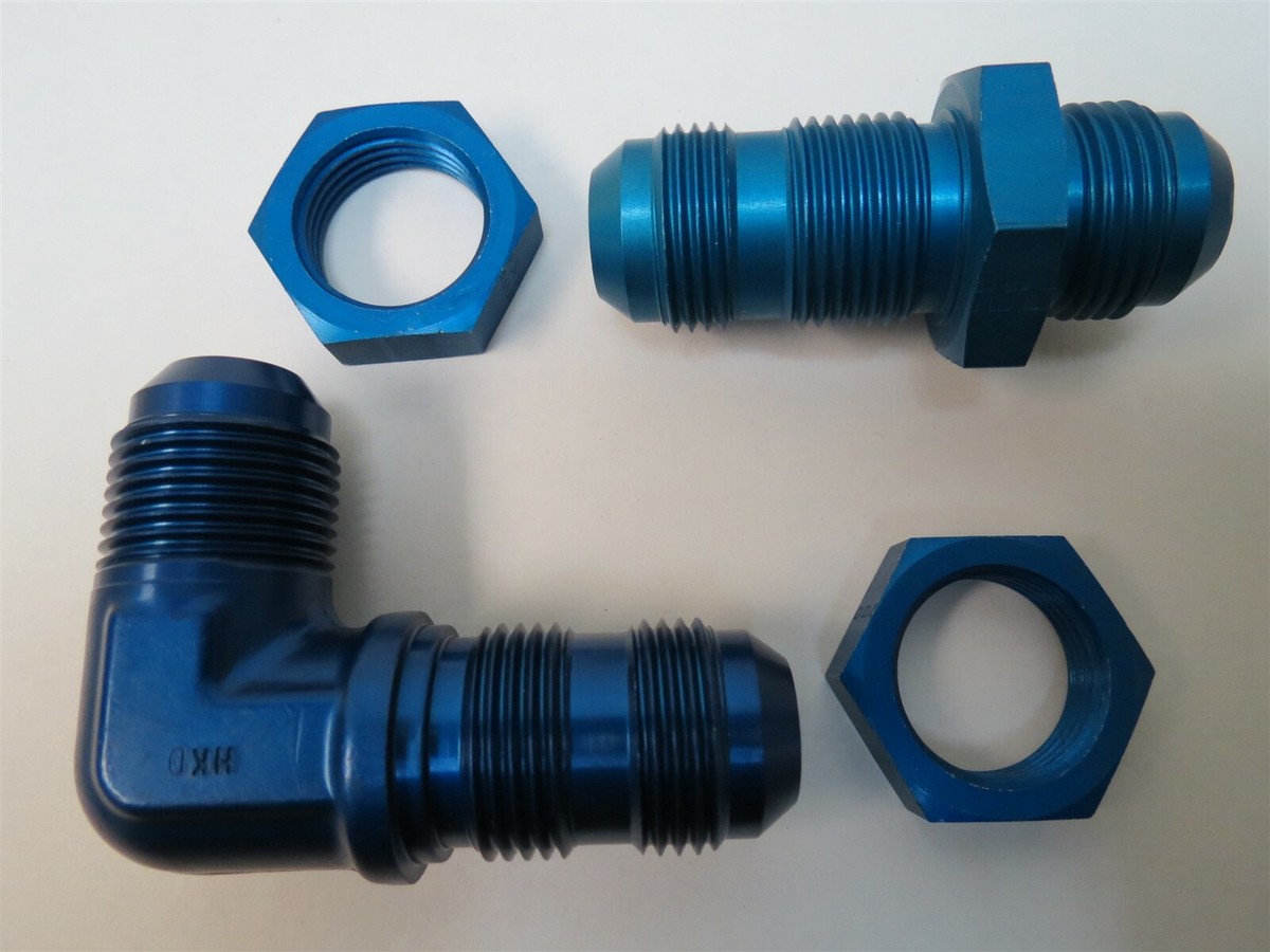 【2】NHです AN832-12D AN833-12D Aircraft Bulkhead Fittings for 3/4” Lines +