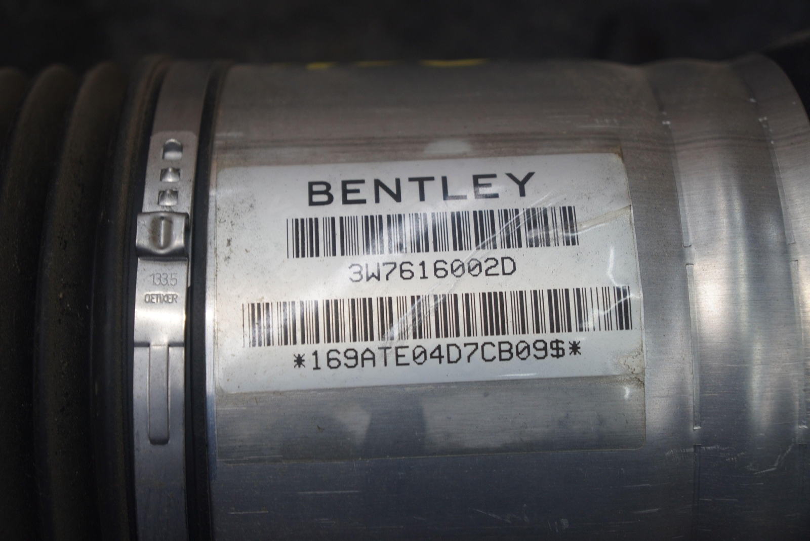 Rear Right Air Shock Absorber Strut 3W7616002D Bentley Continental GTC Speed 16