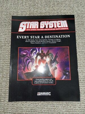 Adamant Entertainment RPGs  Star System - Every Star A Destination VG Condition