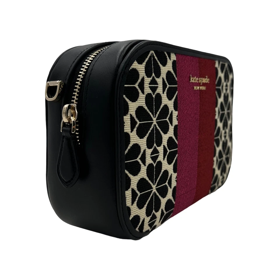 Bolso mediano para cámara Kate Spade flor jacquard rayas - multicolor Foto 2 de 4