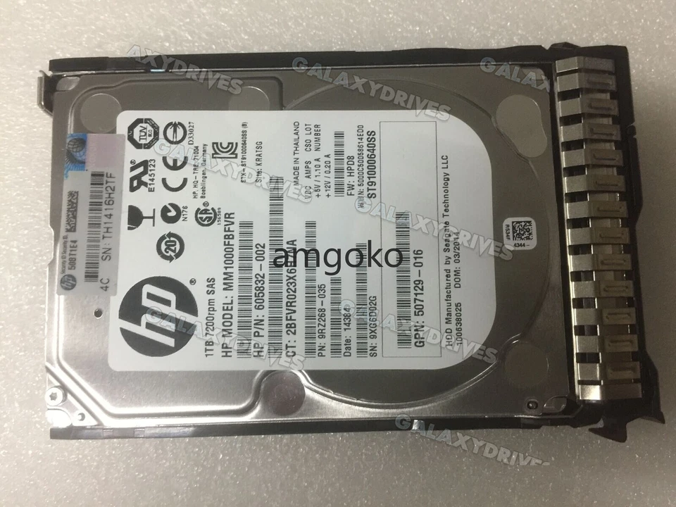New HP 652749-B21 653954-001 605832-002 1T SAS 2.5" (1Pcs) - Image 4 of 4