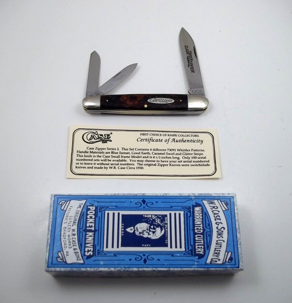 CASE CLASSIC ZIPPER Blue Sunset 19XX93 73091 Saxon Whittler