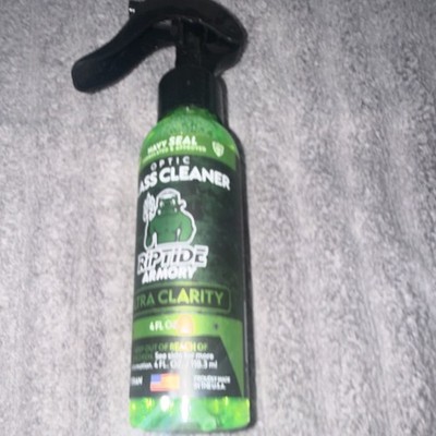 Riptide Armory Optic Glass Cleaner Ultra Clarity Deep Cleaning 4 fl oz Green