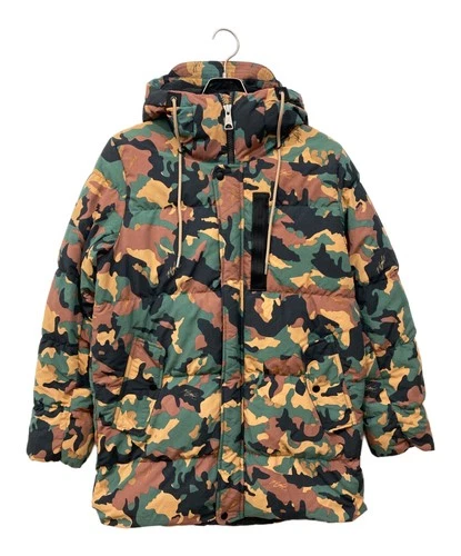 Jordan All Over Print Down Jacket Men's Size S Khaki/Beige - product listing photo