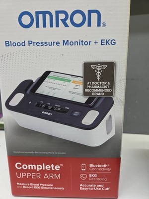 Omron BP7900 Wireless Upper Arm Blood Pressure Monitor - Black/White