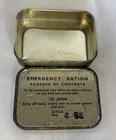Vintage British Army Military Emergency Ration Tin Empty WW2 Militaria