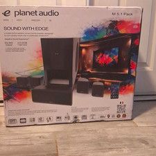 Planet Audio M 5.1 Pack Wireless 2500W RMS 5.1 Home Theater Speaker System