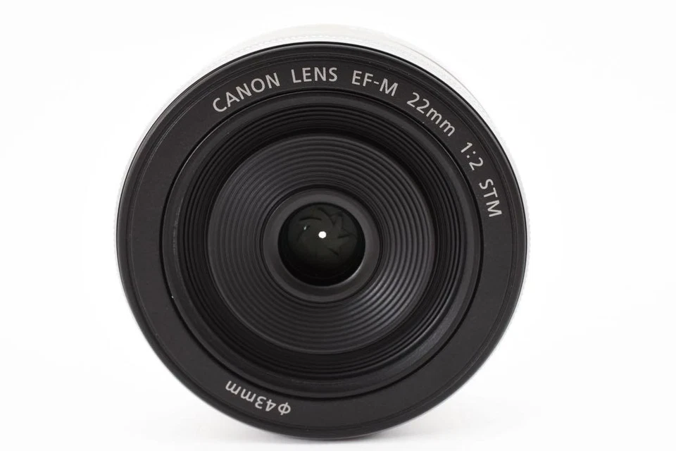 [Top Mint] Canon EF-M 22mm f/2 STM Black Wide Angle Pancake Lens From JAPAN - Image 2 of 4