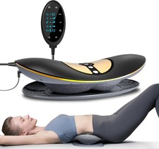Electric Lumbar Traction Device Airbag Massage Heat Therapy New